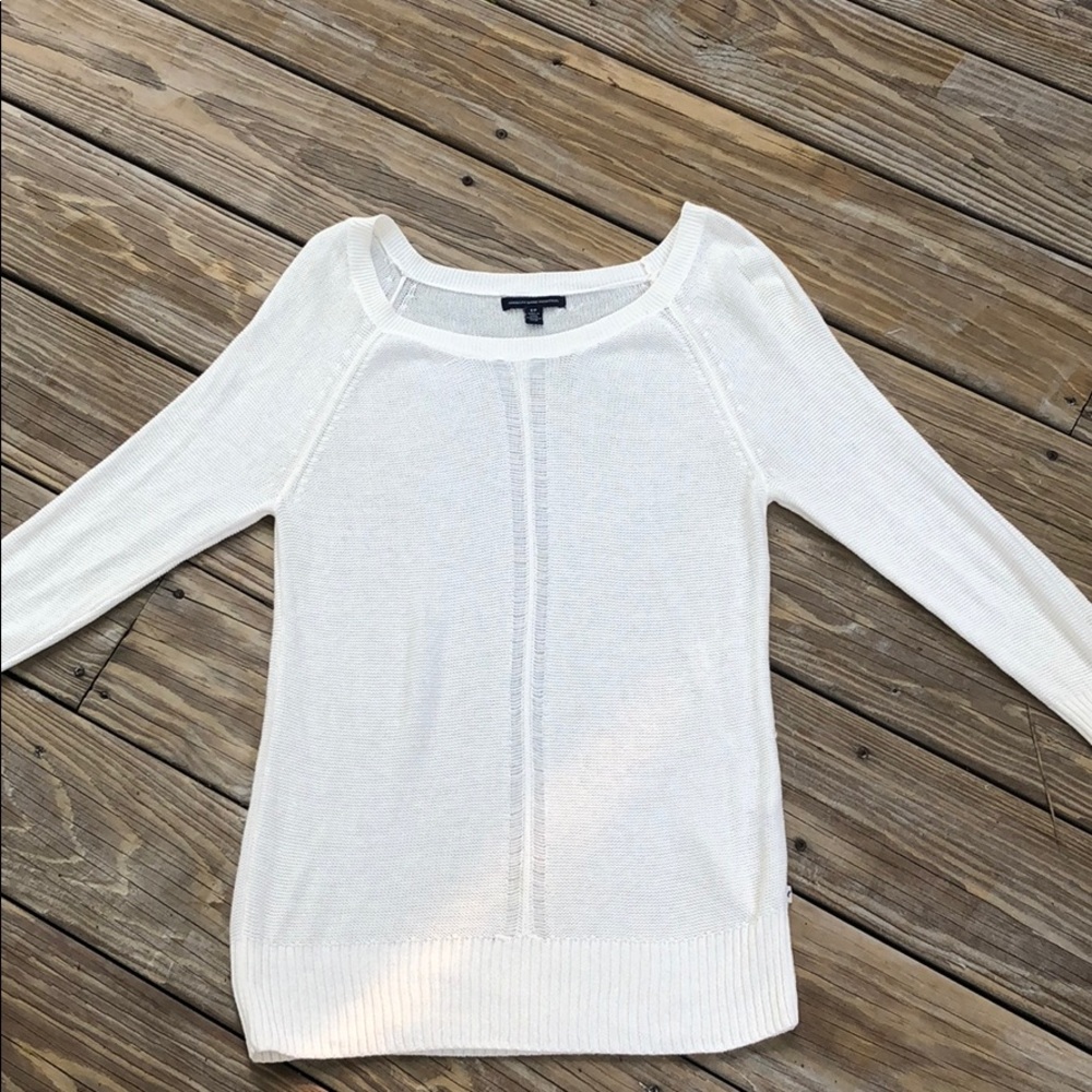 White American Eagle Sweater